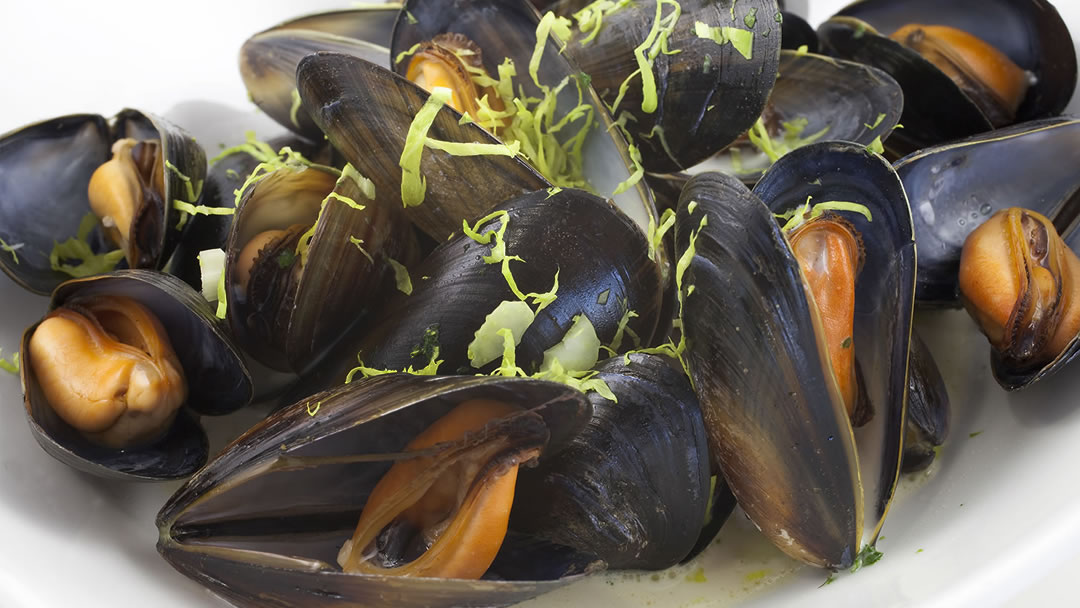 Deliciously fresh mussels from Shetland