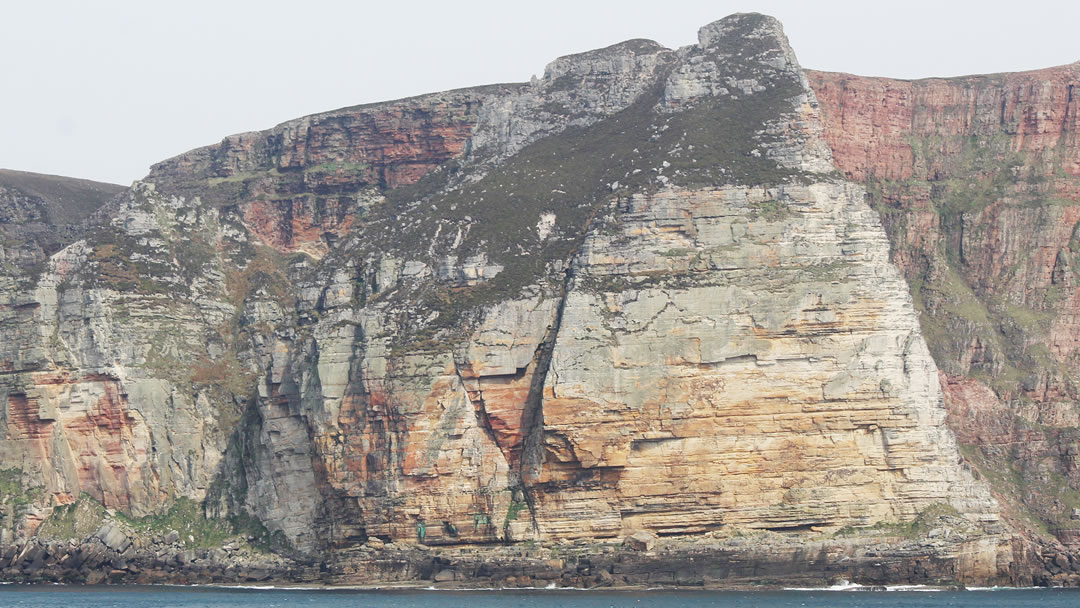 Dramatic cliff scenery