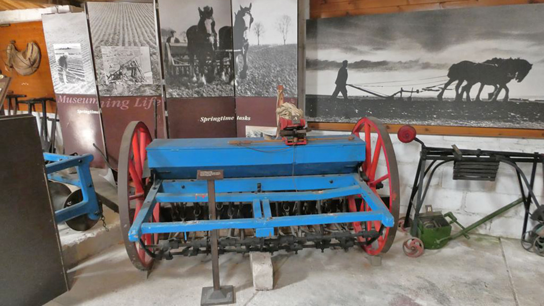 Farming equipment in the Museum of Farming Life