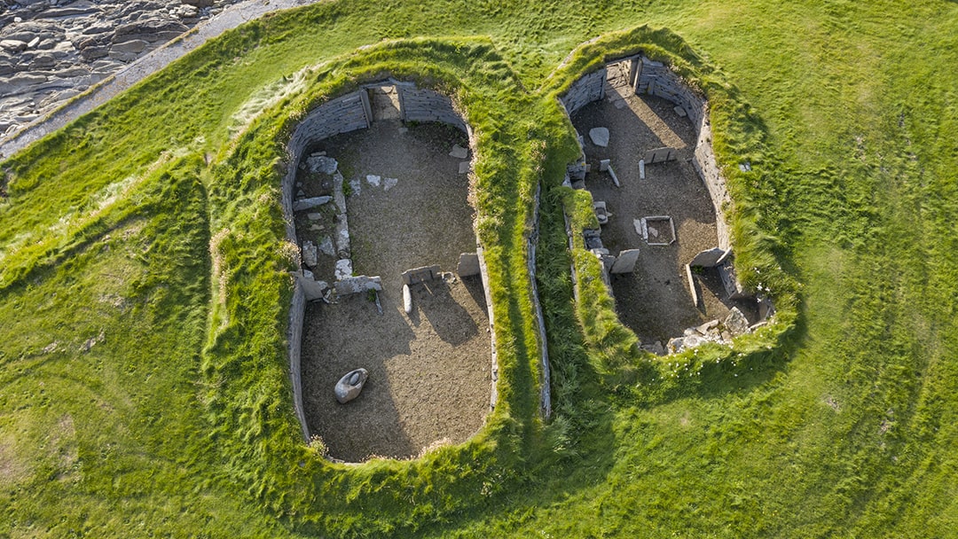 The Knap of Howar from above