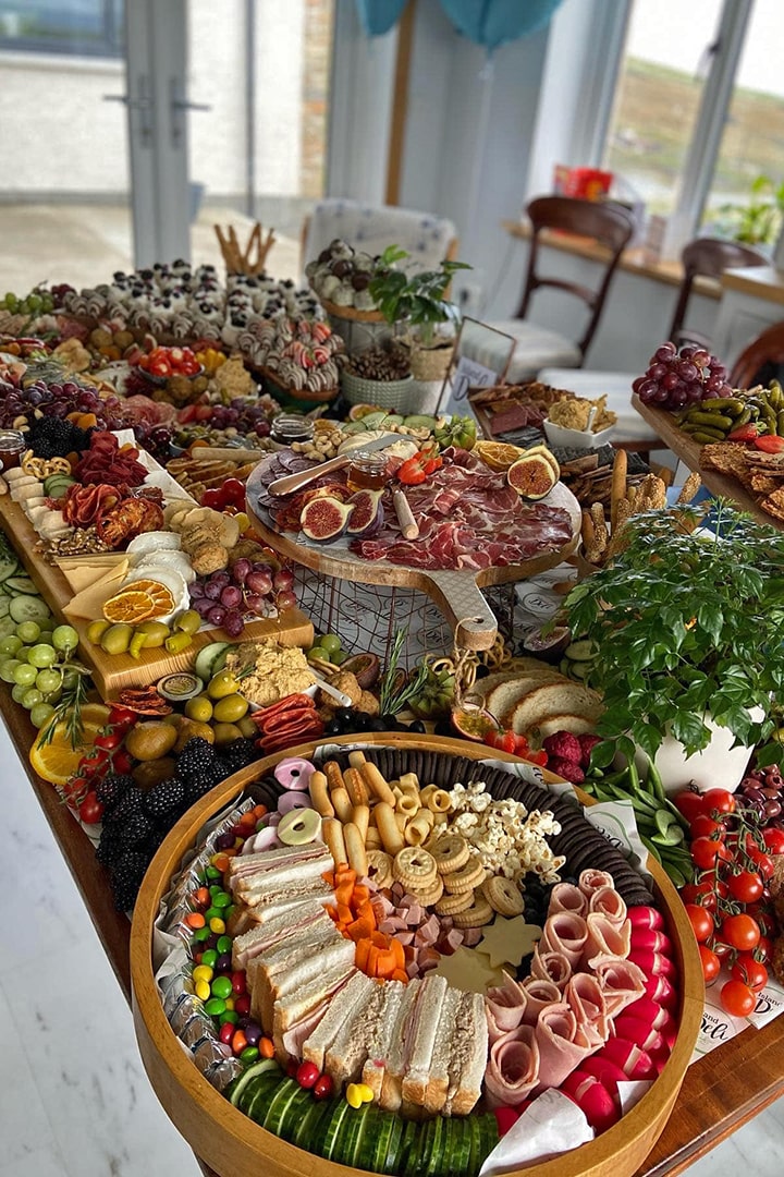 An Island Deli grazing table for a party