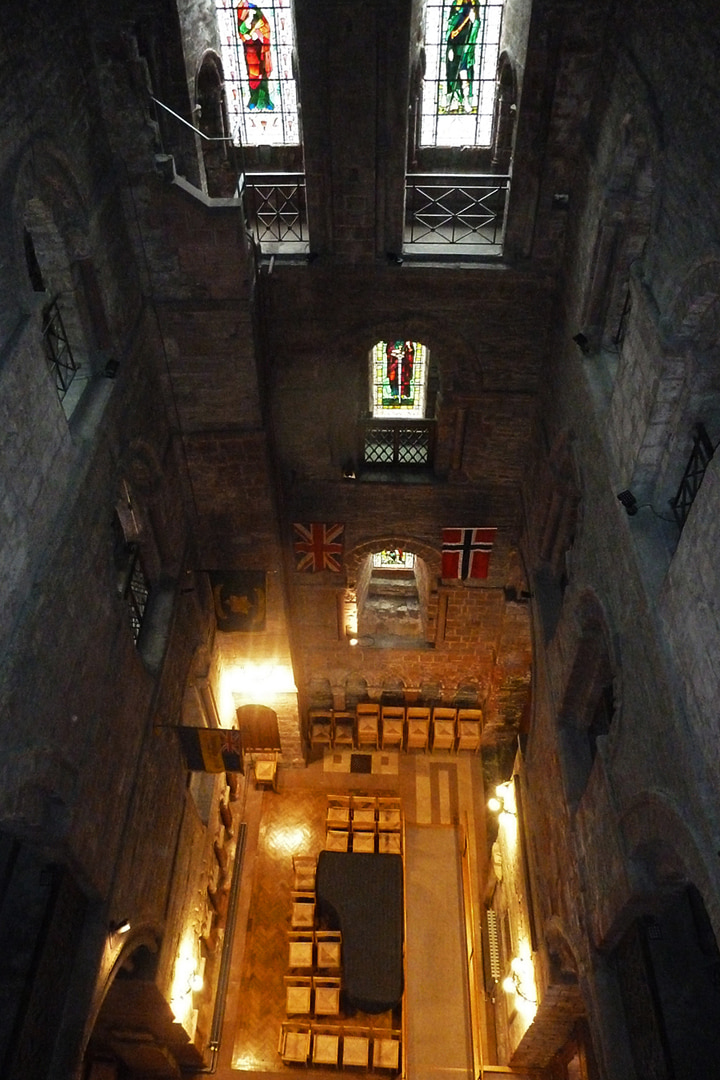 Upper levels of St Magnus Cathedral
