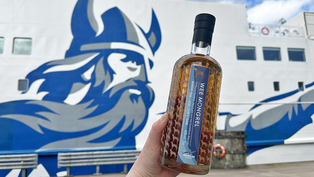 Exclusive NorthLink Ferries x Little Brown Dog rum