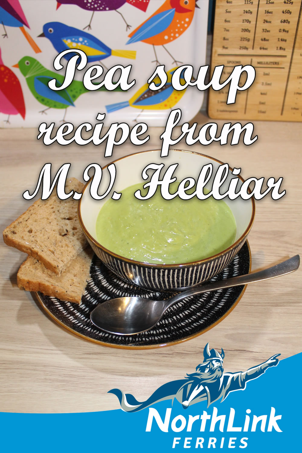 Pea soup recipe from M.V. Helliar