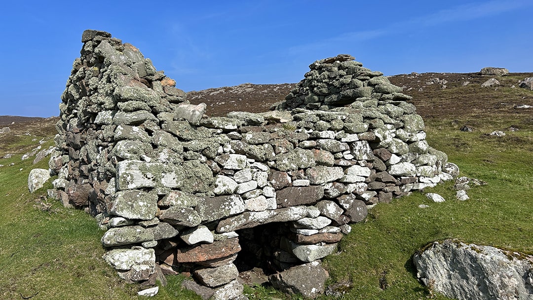 A surviving Dutch Loch mill in Papa Stour, Shetland