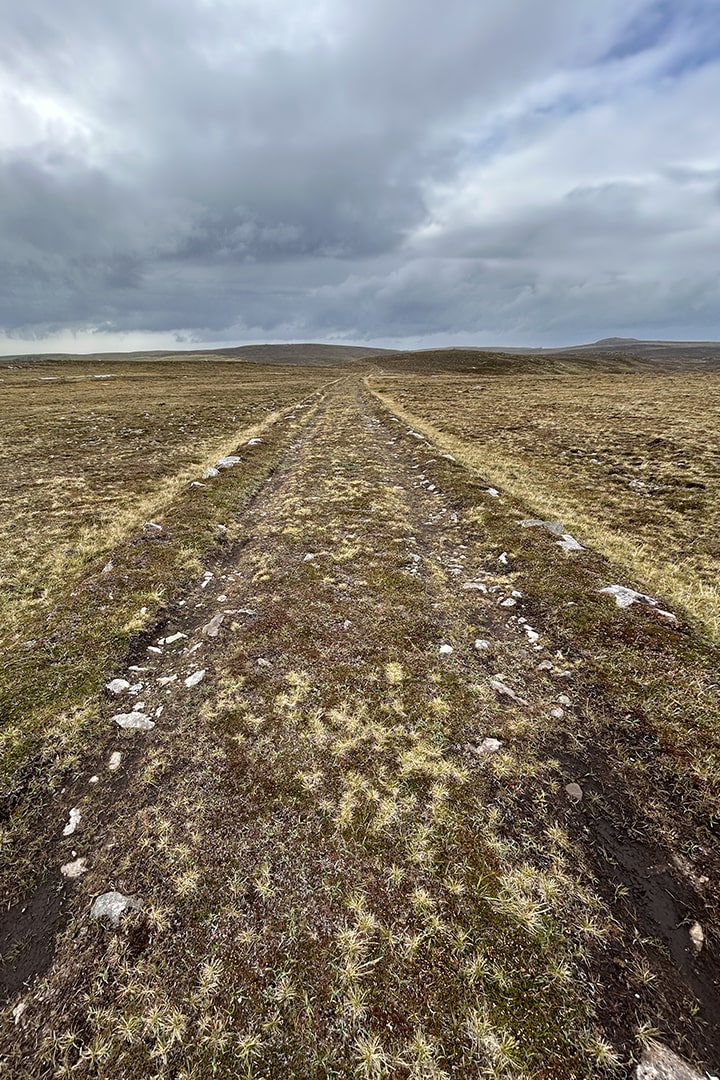 Meal Road in Papa Stour, Shetland