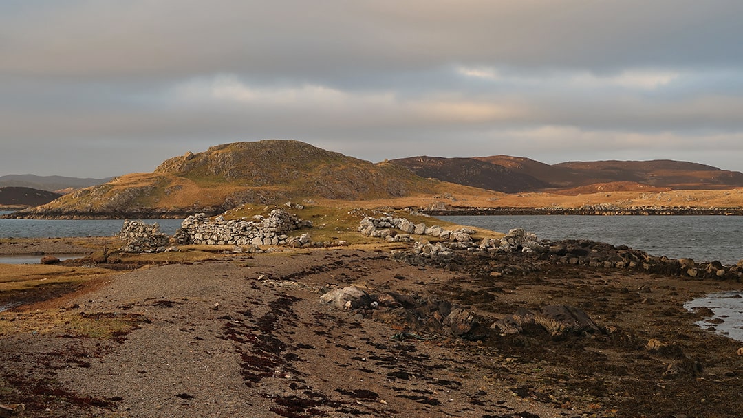 The 2,000 Iron Age broch at Noonsbrough, Clousta