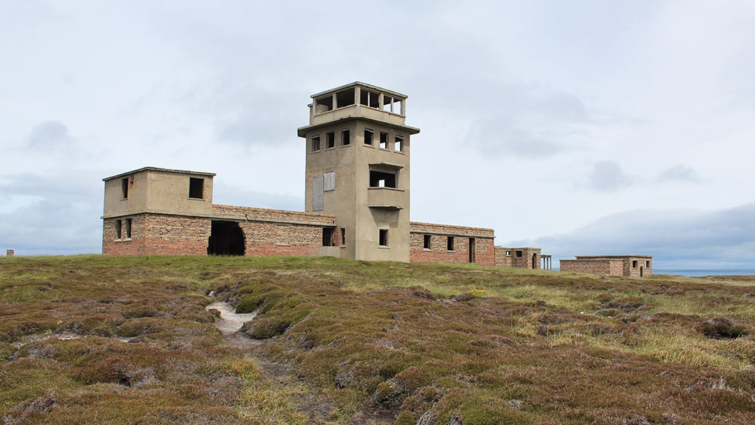 The Port War Signal Station at Stanger Head