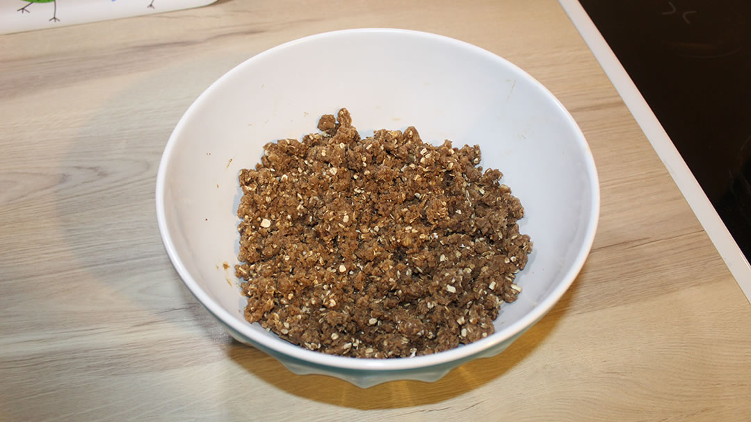 The crumble mixture