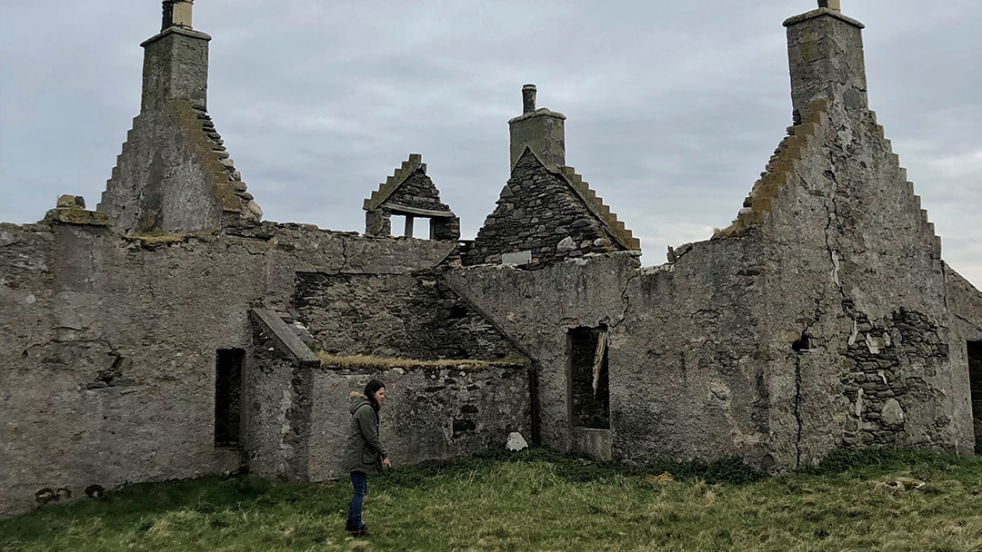 The ruins of Windhouse