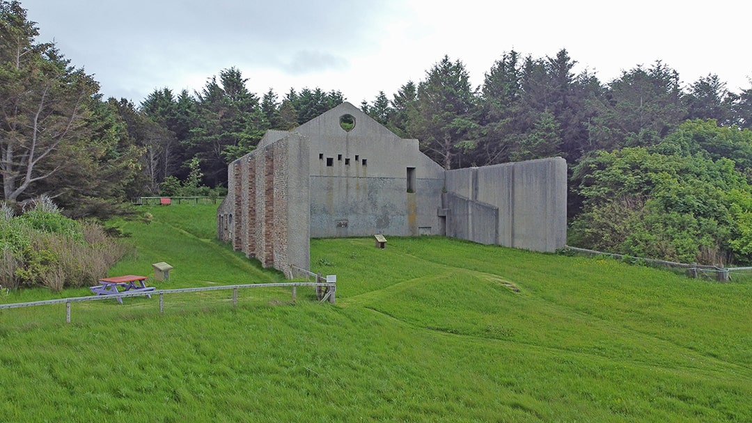 The wartime cinema on the island of Flotta