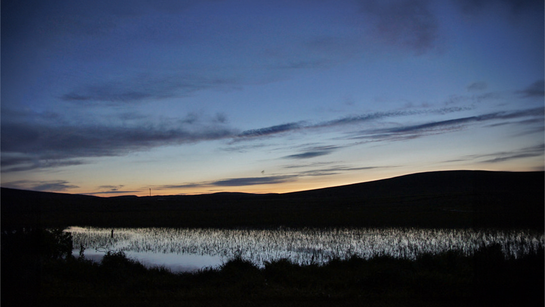 Light skies after 11pm at Haroldswick, Shetland during Simmer Dim