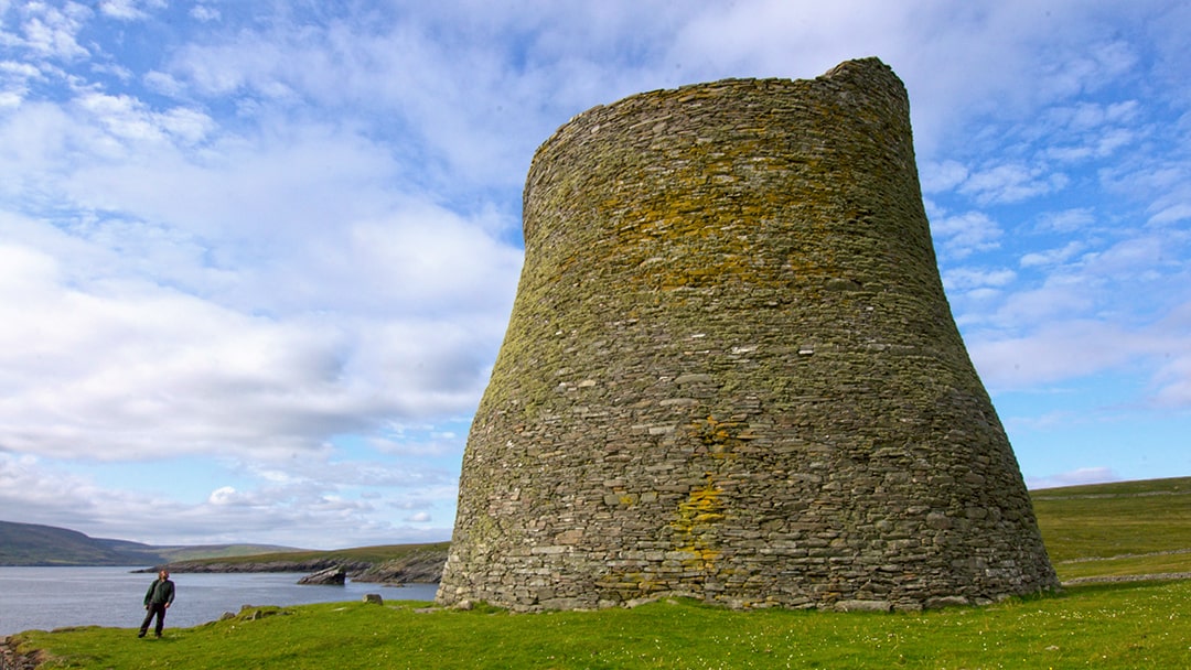 The remarkably well-preserved Mousa Broch