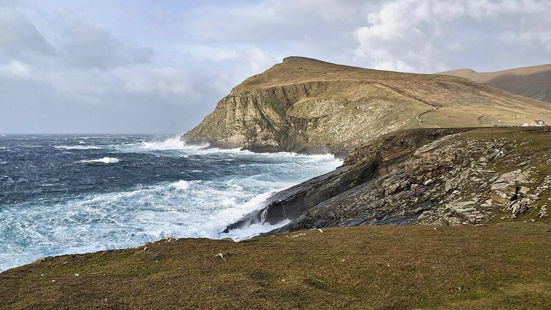 The Noup cliffs in Foula