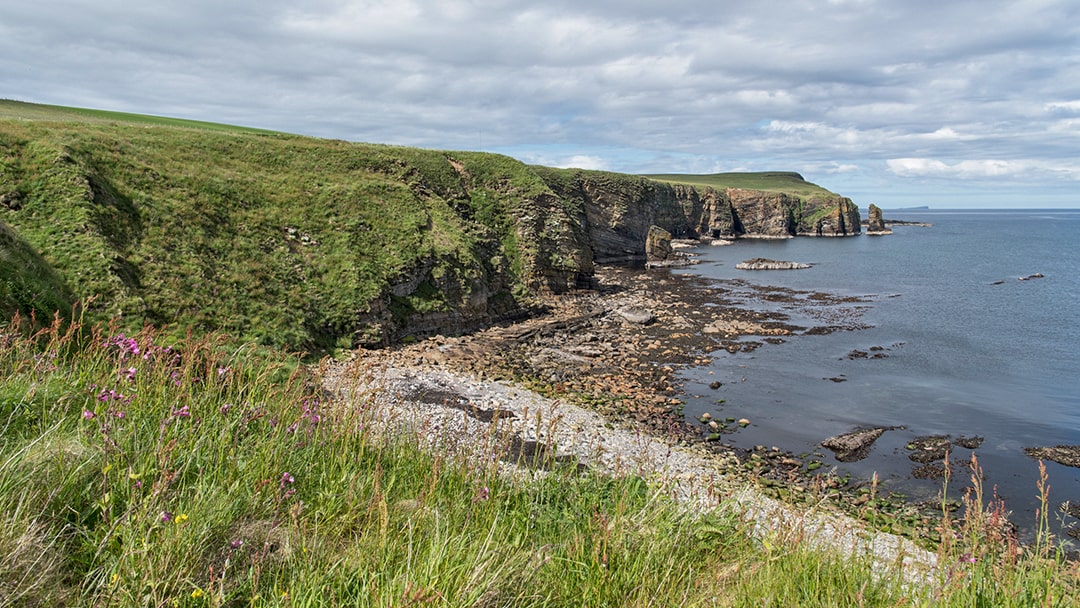 Windwick Bay and Hesta Head