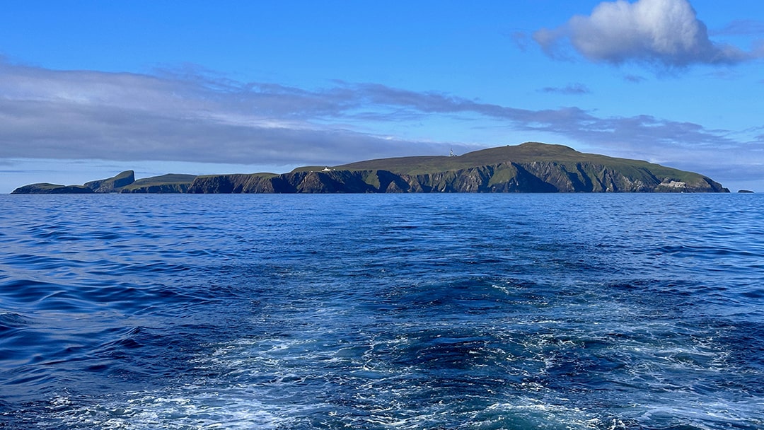 Departing from Fair Isle