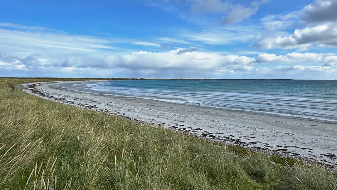 A lovely beach in Sanday, Orkney