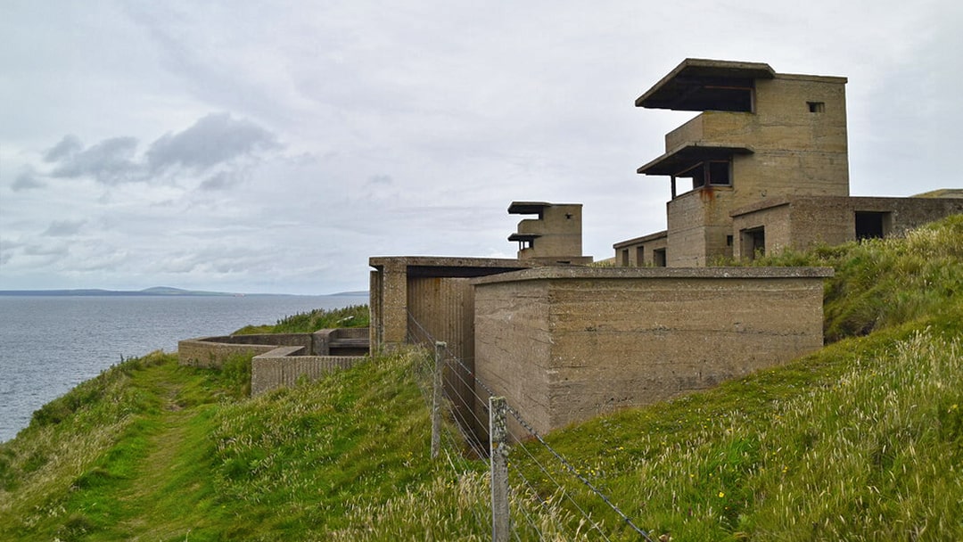 Balfour Battery in South Ronaldsay, Orkney