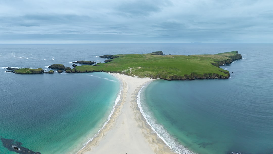 St Ninian's Isle from the air