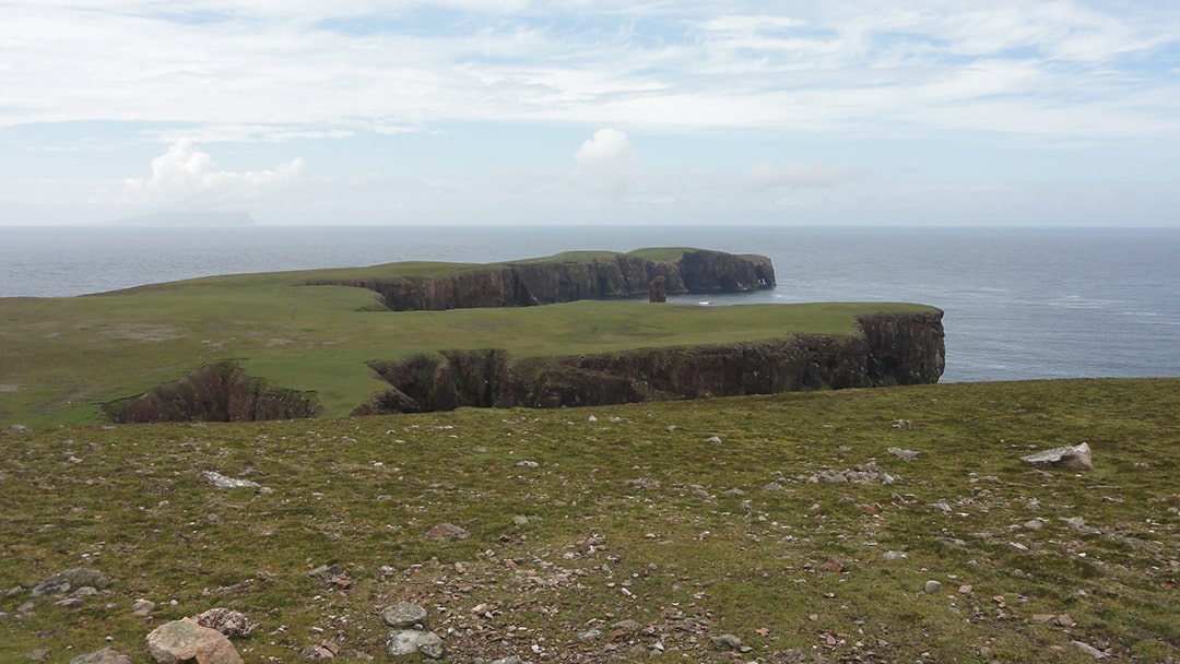 Coastal scenery in Papa Stour, Shetland