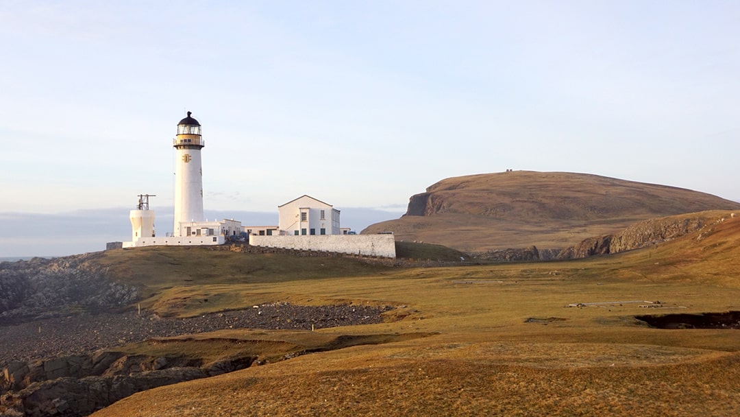 Fair Isle South Lighthouse in Fair Isle, Shetland