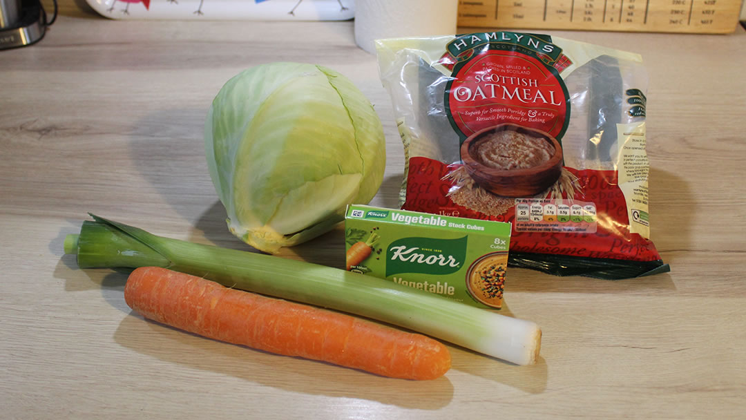 Orcadian Oatmeal Soup ingredients