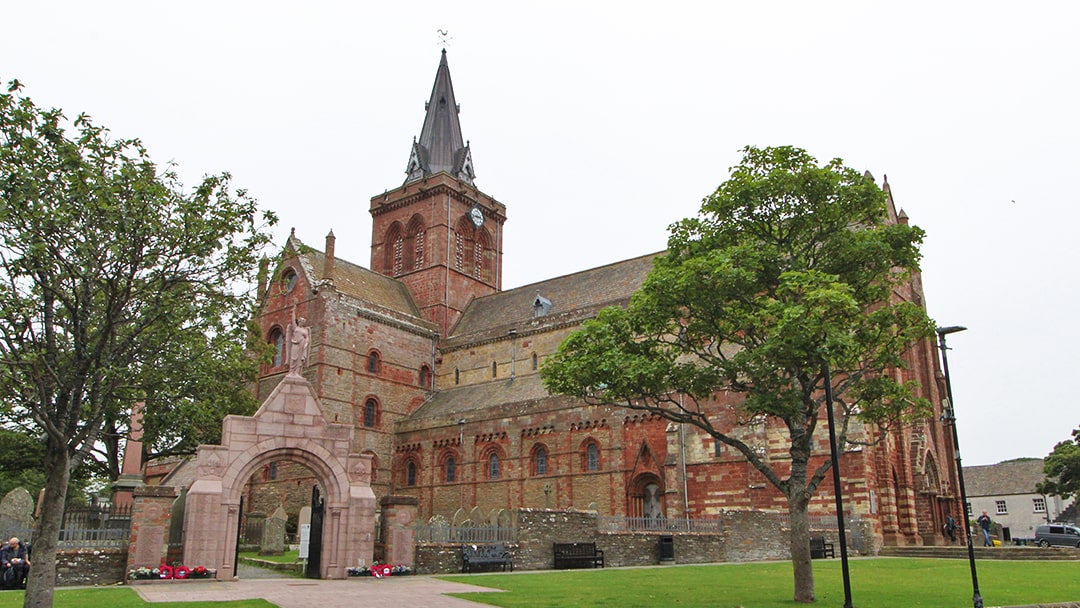 St Magnus Cathedral in Kirkwall, Orkney