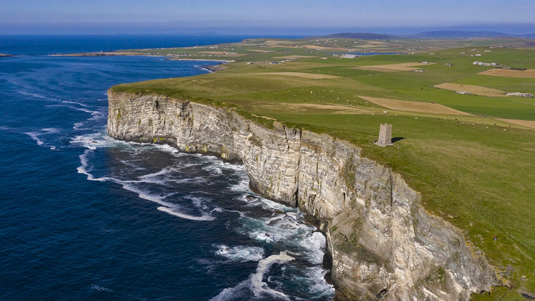 The Kitchener Memorial at Marwick Head in Orkney